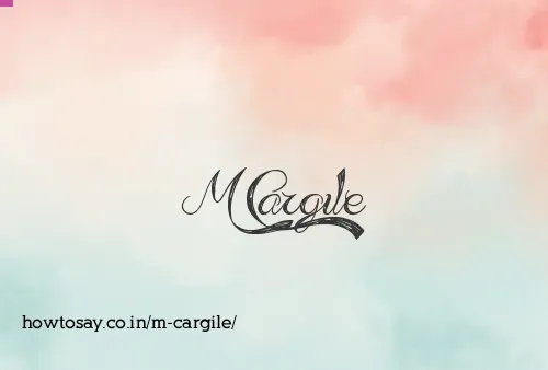 M Cargile