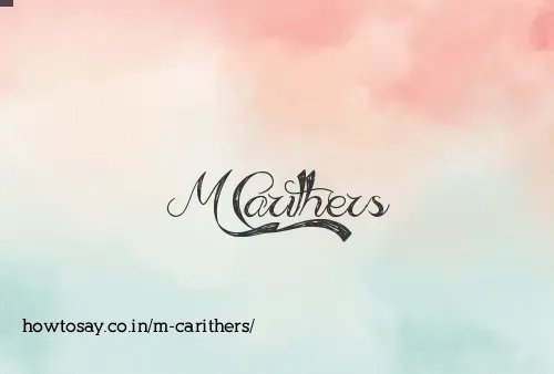 M Carithers
