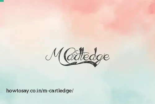 M Cartledge