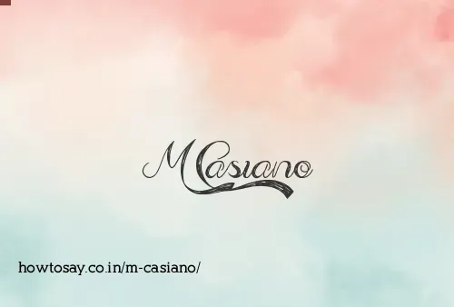 M Casiano