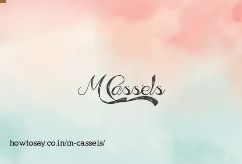 M Cassels