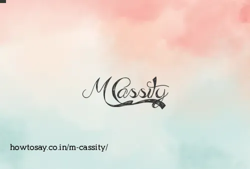 M Cassity