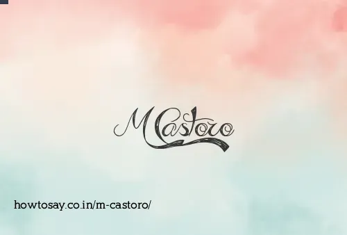 M Castoro
