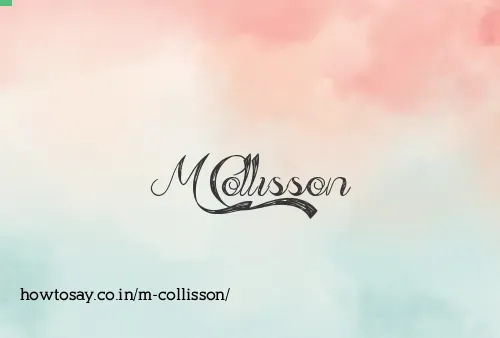 M Collisson