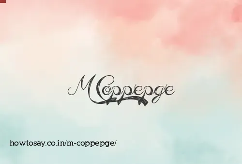 M Coppepge