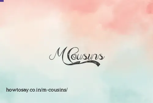 M Cousins
