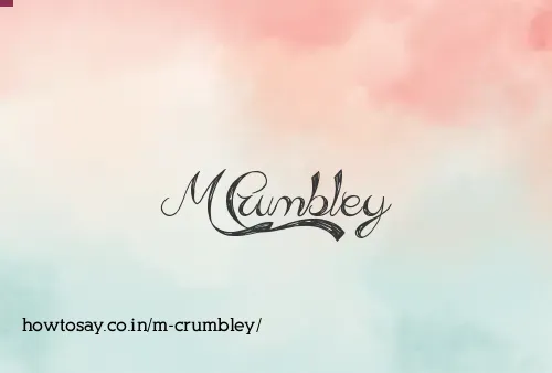 M Crumbley