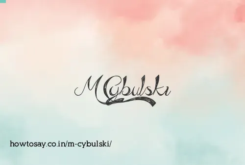 M Cybulski