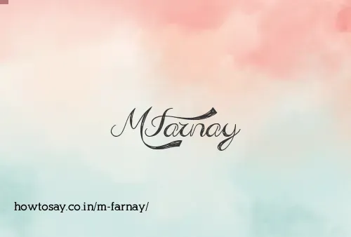 M Farnay