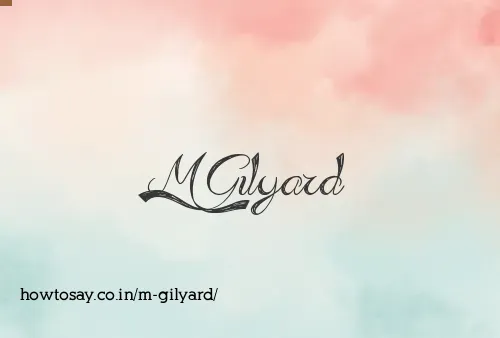 M Gilyard