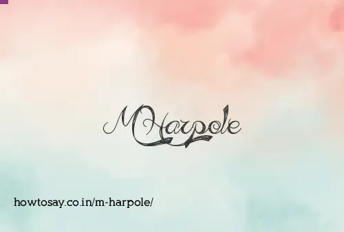 M Harpole