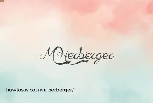 M Herberger