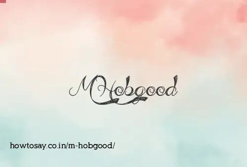 M Hobgood