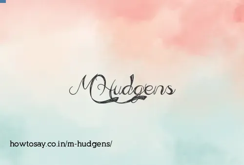 M Hudgens