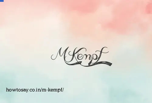 M Kempf