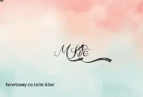 M Kite