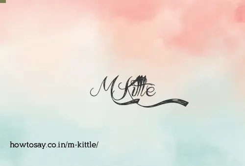 M Kittle