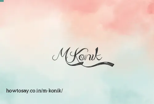 M Konik