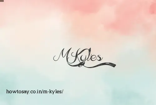 M Kyles