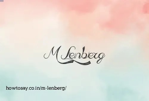 M Lenberg
