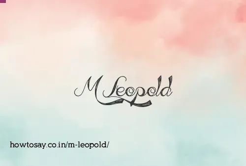 M Leopold