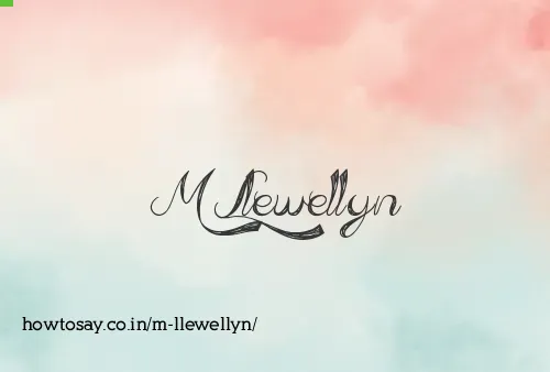 M Llewellyn