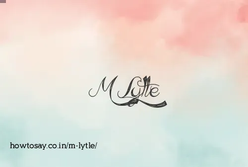 M Lytle