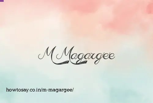 M Magargee