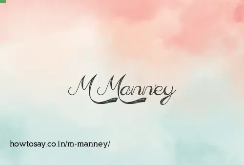 M Manney