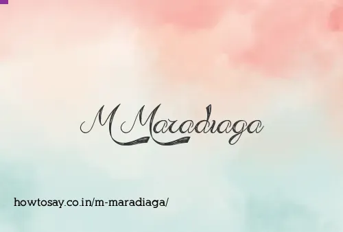 M Maradiaga