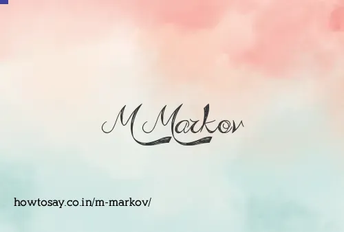 M Markov