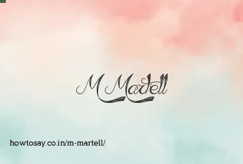 M Martell
