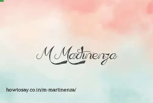 M Martinenza