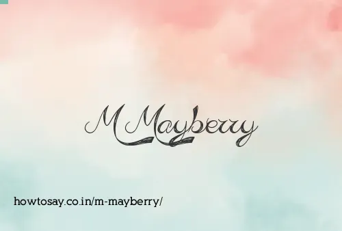 M Mayberry