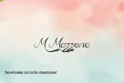 M Mazzone
