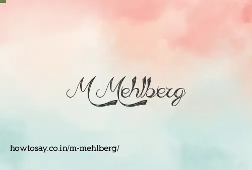 M Mehlberg
