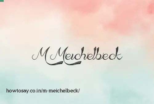 M Meichelbeck