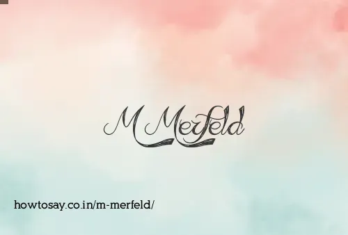 M Merfeld