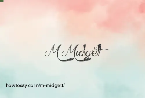 M Midgett