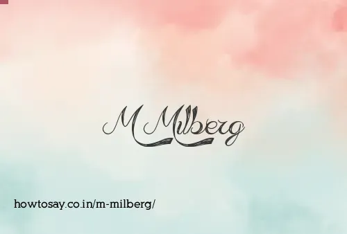 M Milberg