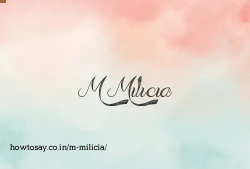M Milicia