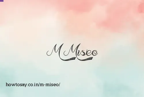 M Miseo