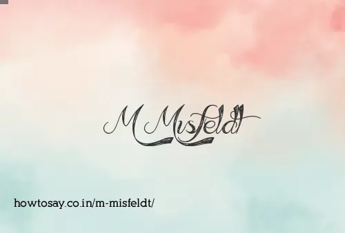 M Misfeldt