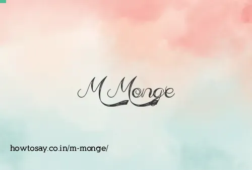 M Monge