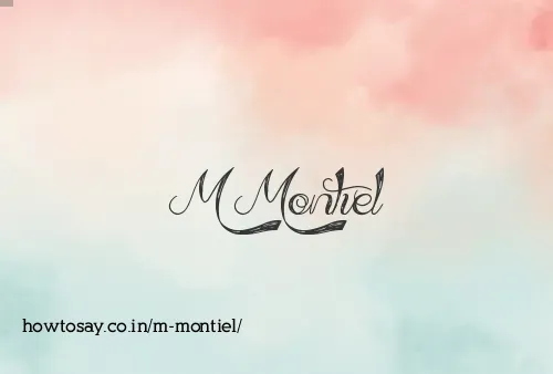 M Montiel