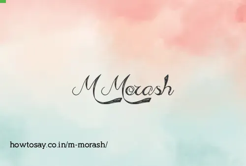 M Morash
