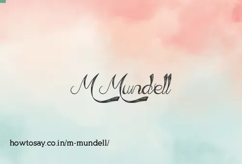 M Mundell