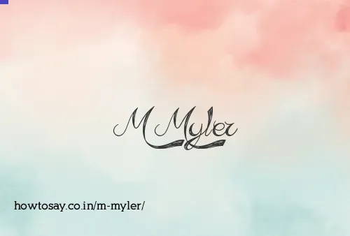 M Myler