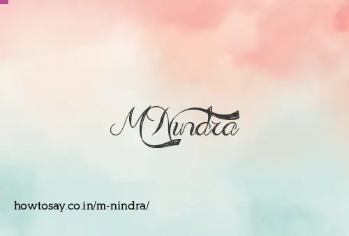 M Nindra