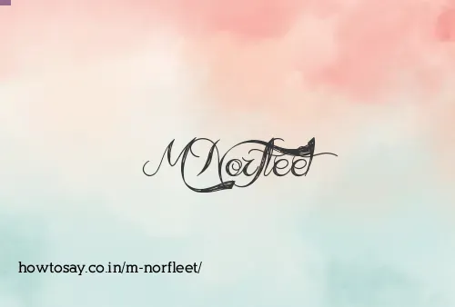 M Norfleet